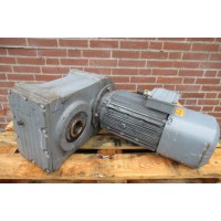55 RPM 7,5 kW Asmaat 60 mm, Brake. Used.